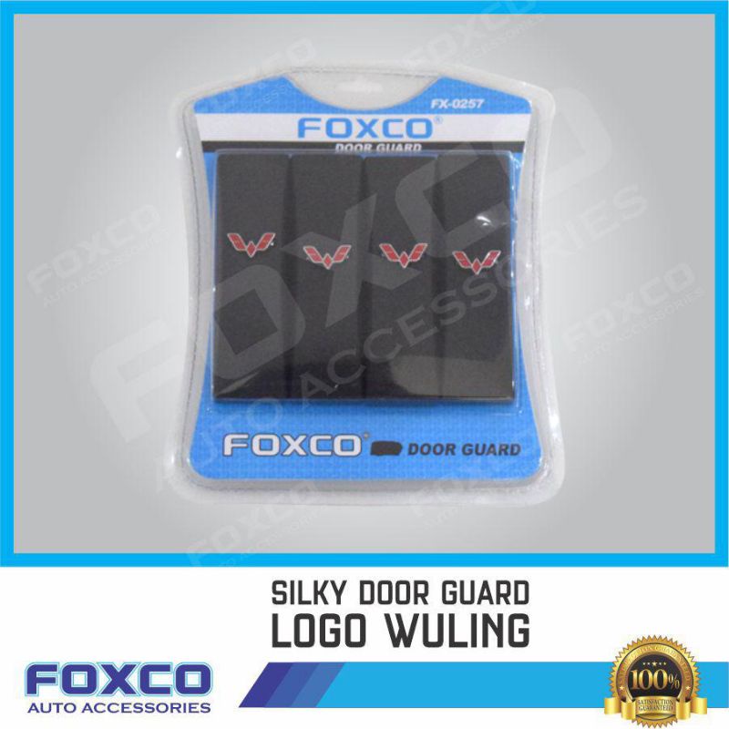 Foxco Silky Doorguard mobil logo wuling isi 4pcs