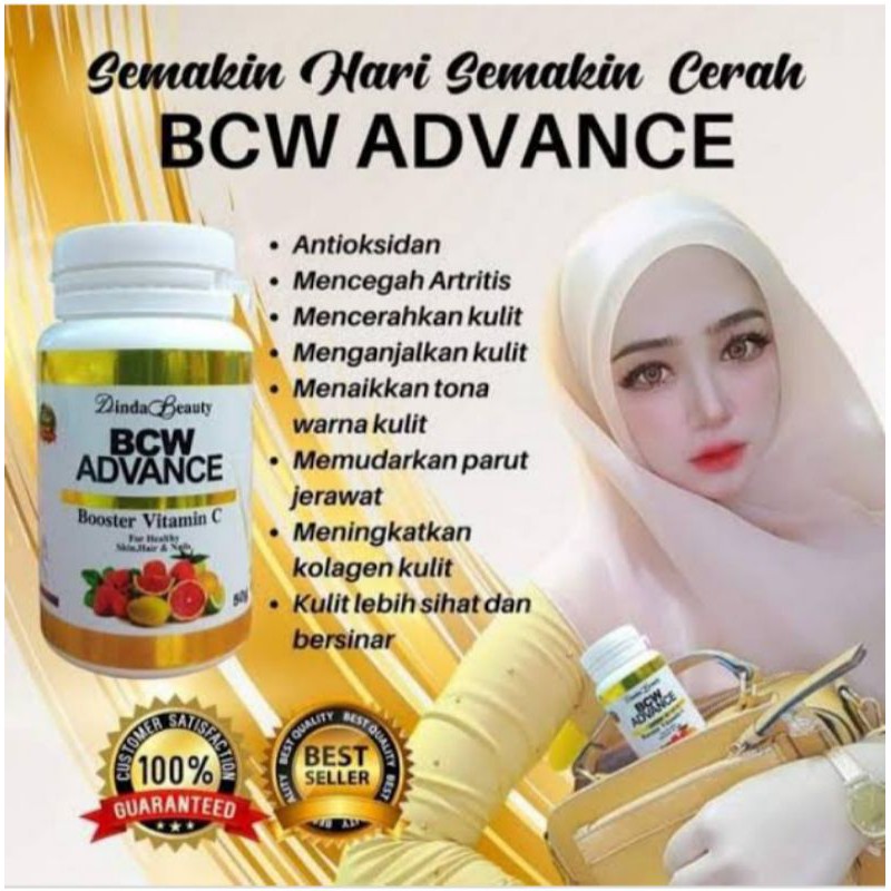 BCW ADVANCE ORIGINAL/MINUMAN COLLAGEN TERBAIK/SUPLEMEN PENCERAH KULIT/AMPUH CERAHKAN KULIT/COLLAGEN