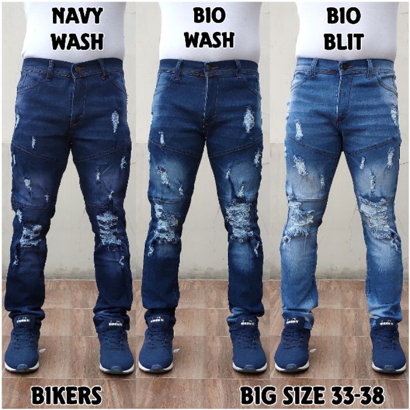 bikers jeans big size 33-38