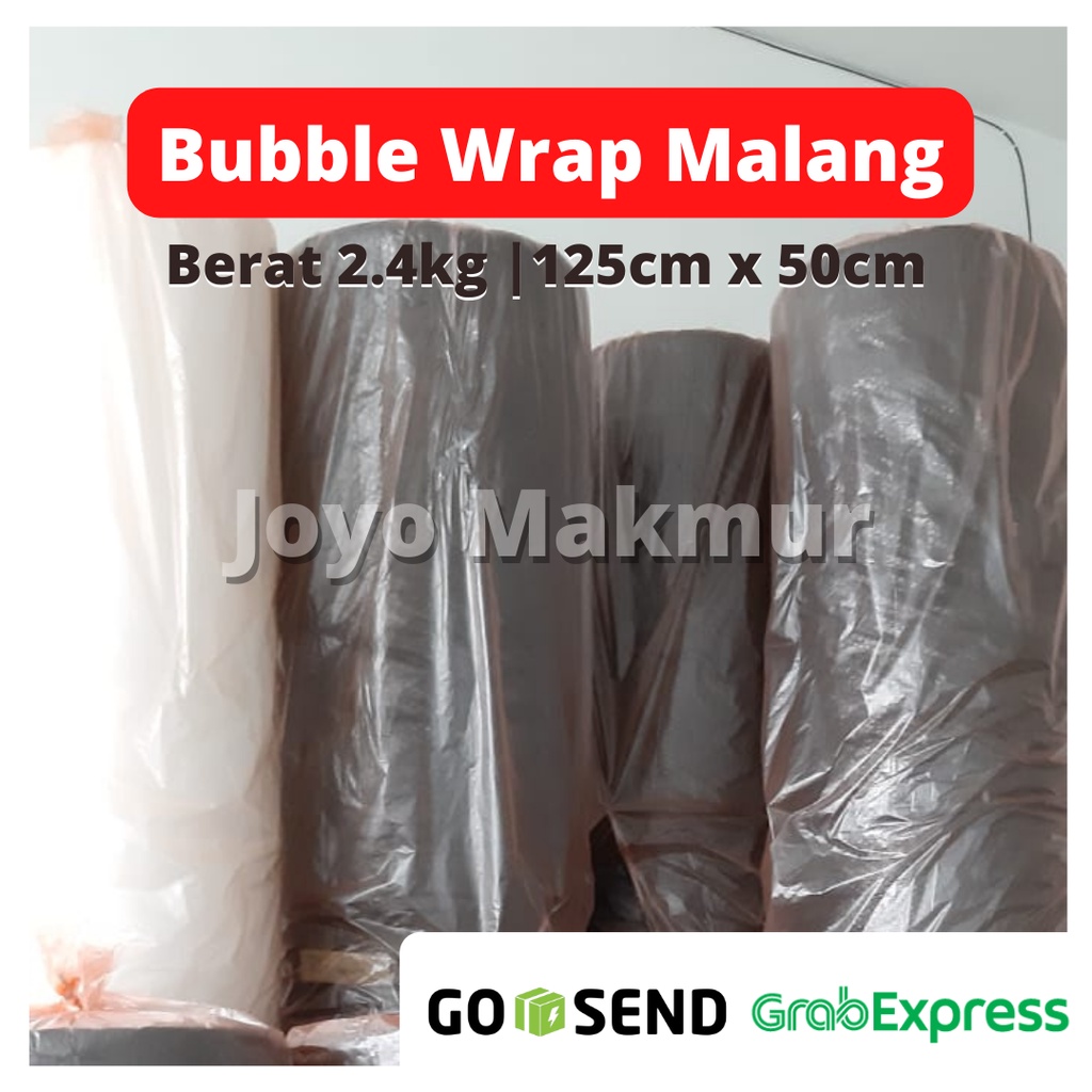 

Bubble Wrap TEBAL 125cm x 50m 2.4kg Tebal Babel Wrapping Pack Bubble Wrap Malang Murah