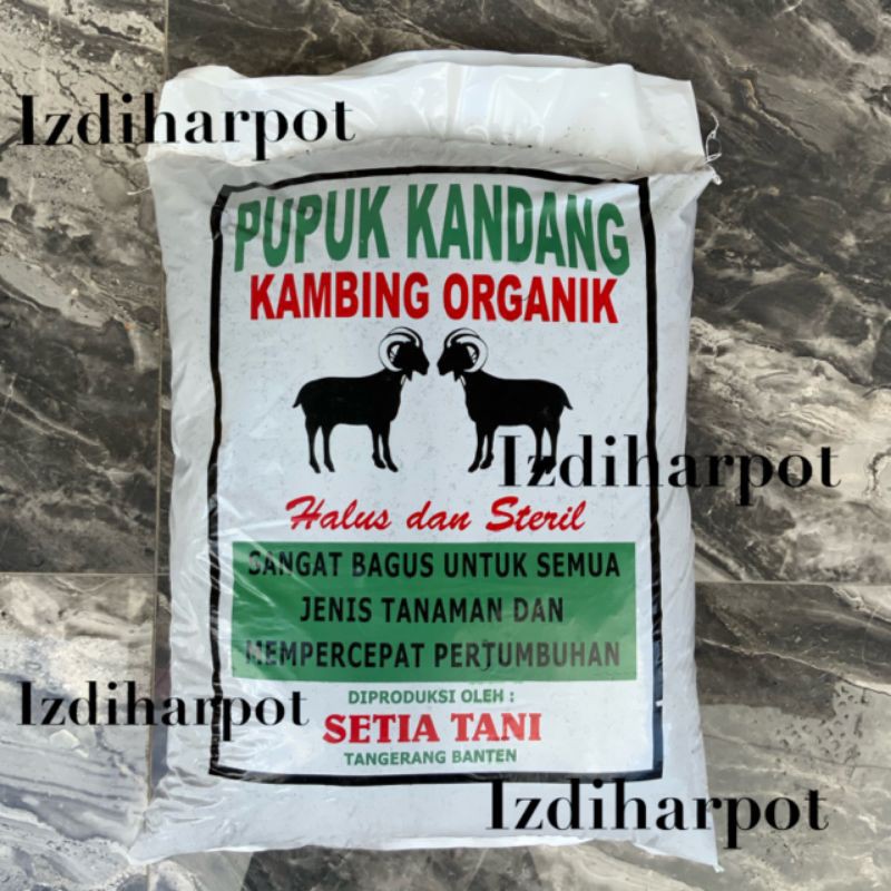 pupuk kandang kambing organik halus dan steril mempercepat pertumbuhan - KAMBING STERIL