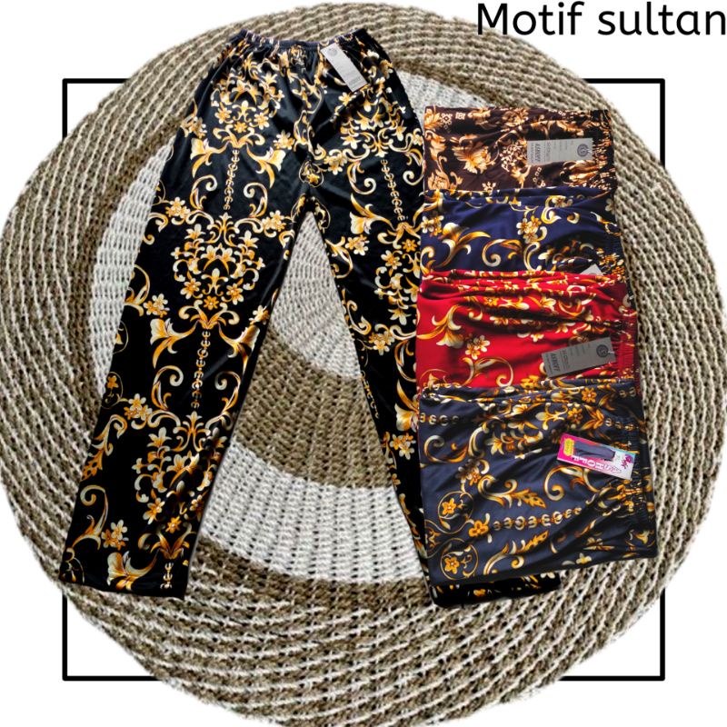 Celana Legging longgar celamis motif bunga