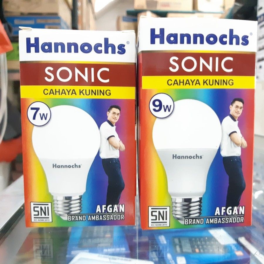 Hannochs Sonic lampu LED 9W - Warm white