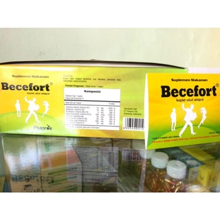 Jual BECEFORT Suplemen Vitamin C, Vitamin E, Vitamin B Complex Strip ...