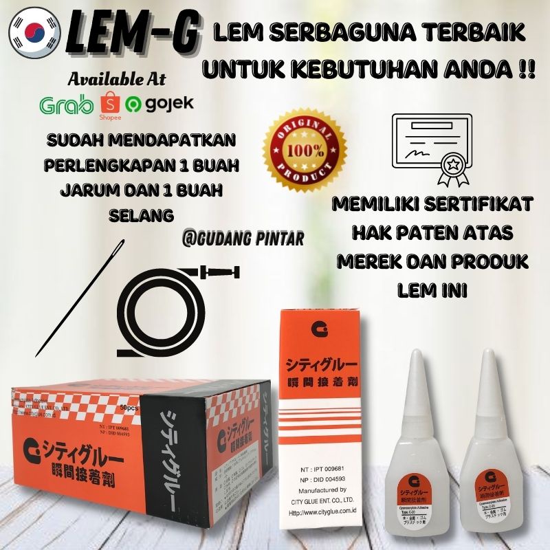 Jual Lem G Korea Cair Lengket Alteco Fulloc Multifungsi Super Glue Shopee Indonesia