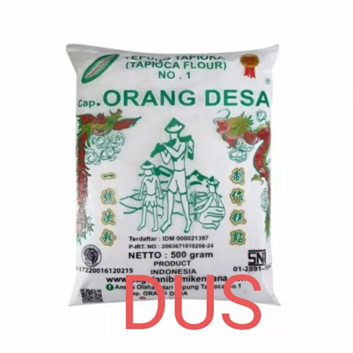 

BISA COD tapioka bumi kencana 20pcs x 500g