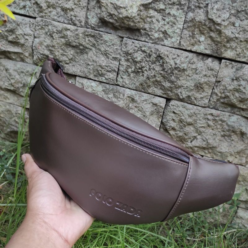 Spesial Edisi  TAS WAIST BAG PREMIUM CLASS PU QUALITY ORIGINAL POLOZADA SELEMPANG PRIA BEST SALLER