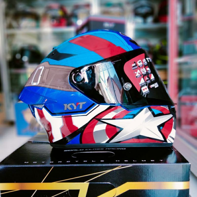 Helm kyt tt course captain amerika serie marvel limited edition