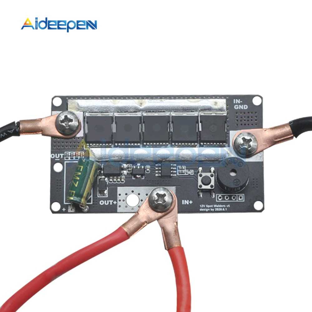 IDN TECH - AIDEEPEN DIY PCB Battery Spot Welder Portable Circuit Board