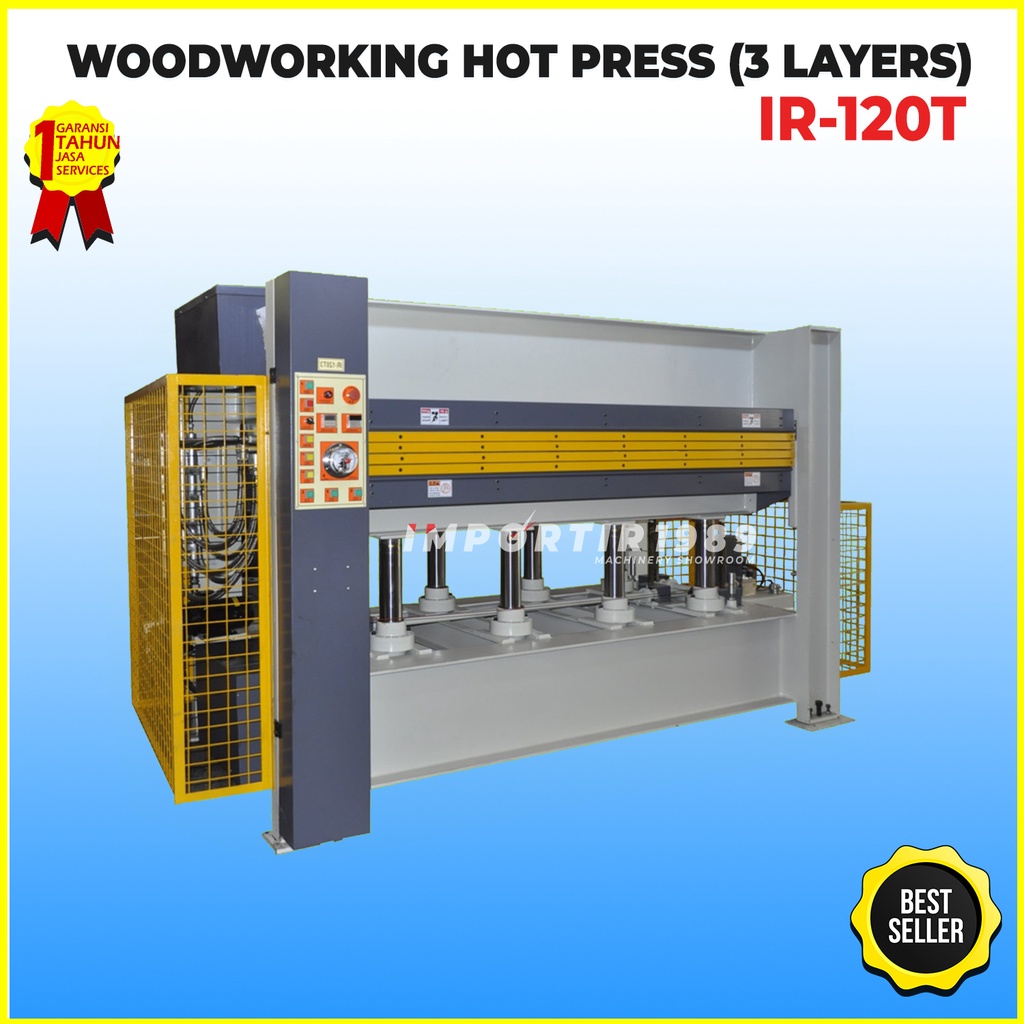 Mesin Press Kayu Hidrolik 150 Ton Hydraulic Cold Press AKS - IR150T