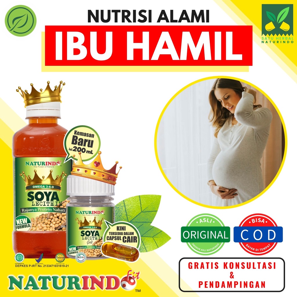 Jual Obat Herbal Nutrisi Multivitamin Ibu Hamil Menyusui SOYA LECITHIN ...