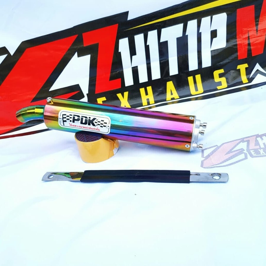 silencer knalpot 2 tak ninja fiz r satria 2tak rx king