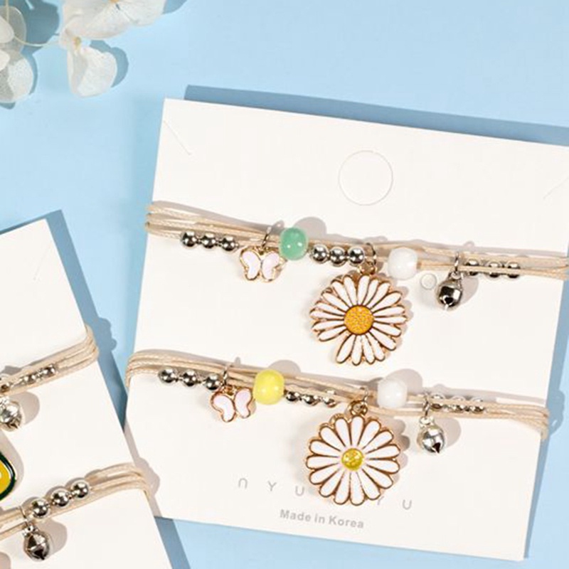 Handmade Gelang Manik-Manik Keramik Bentuk Kartun Burung Bahan Alloy Gaya Retro Untuk Wanita