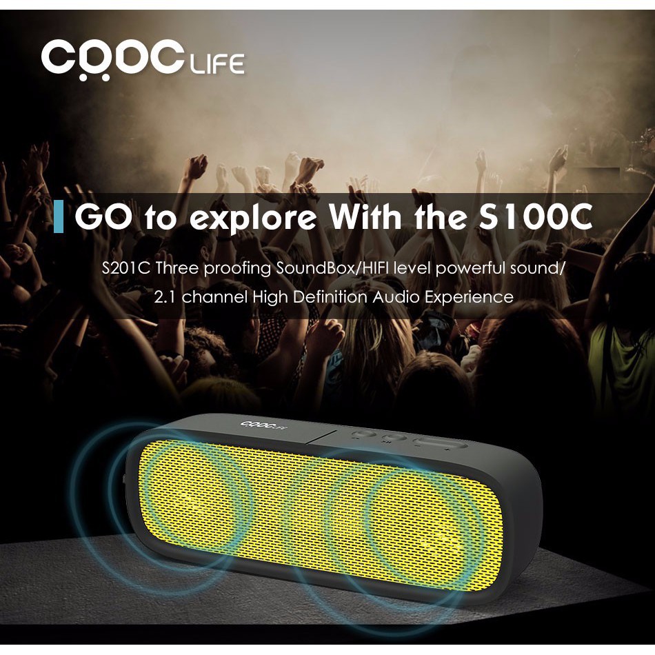 CRDC S100C Wireless Bluetooth Speaker indogrow