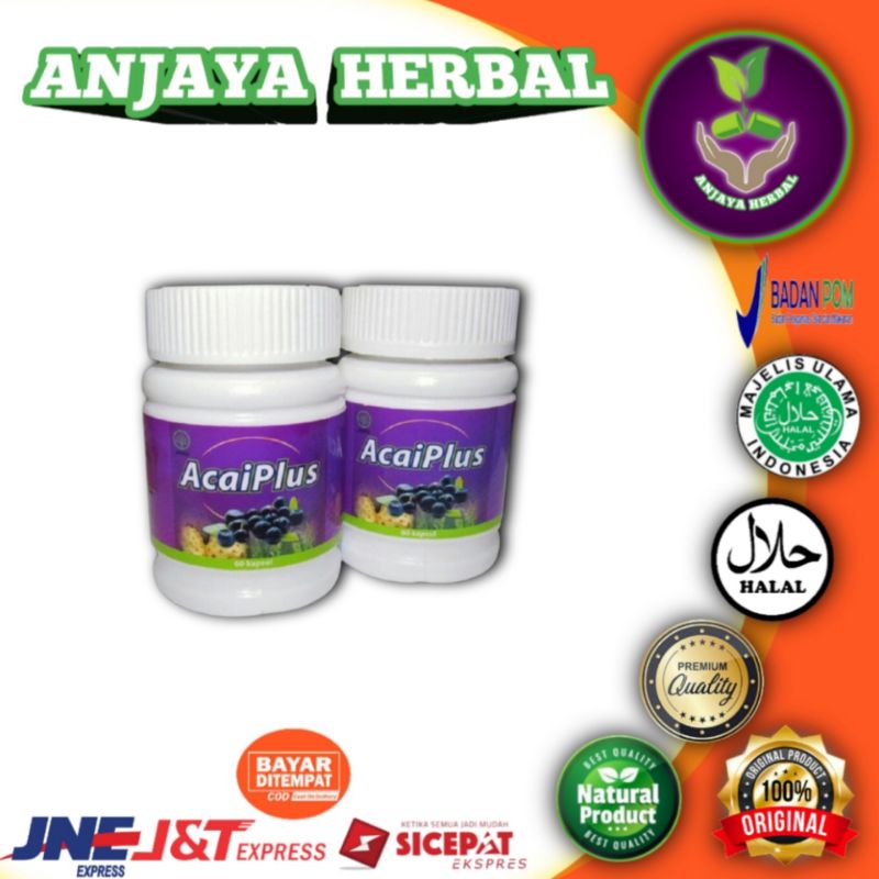 Acaiplus Acai Berry Pelangsing Nasa Tanpa Diet Original Herbal Alami