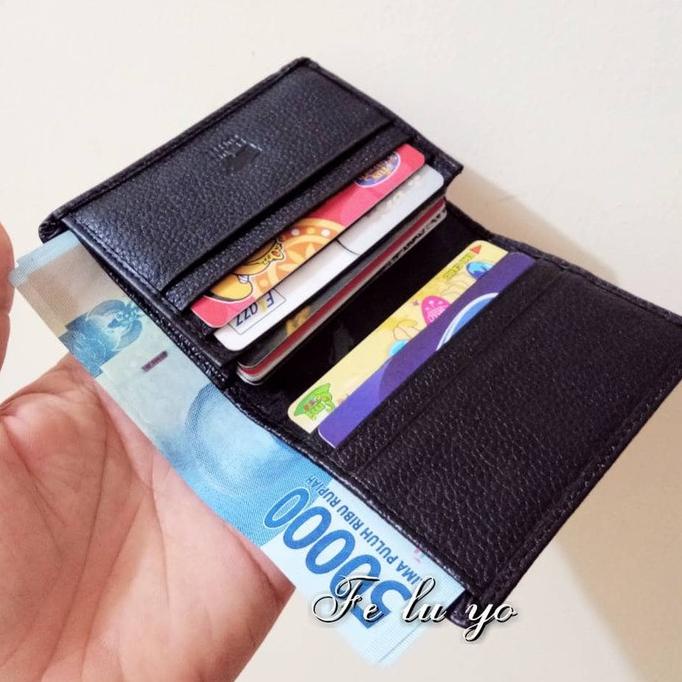 

SALE Dompet Kartu /Card Holder Kulit Braun Buffel Import