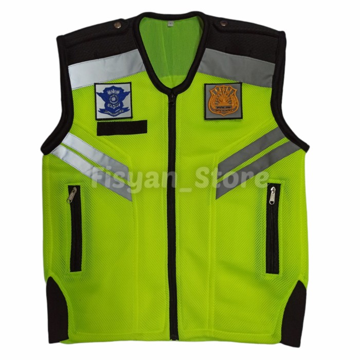 Rompi Security | Rompi Satpam | Rompi Polisi Double Mesh Terbaru