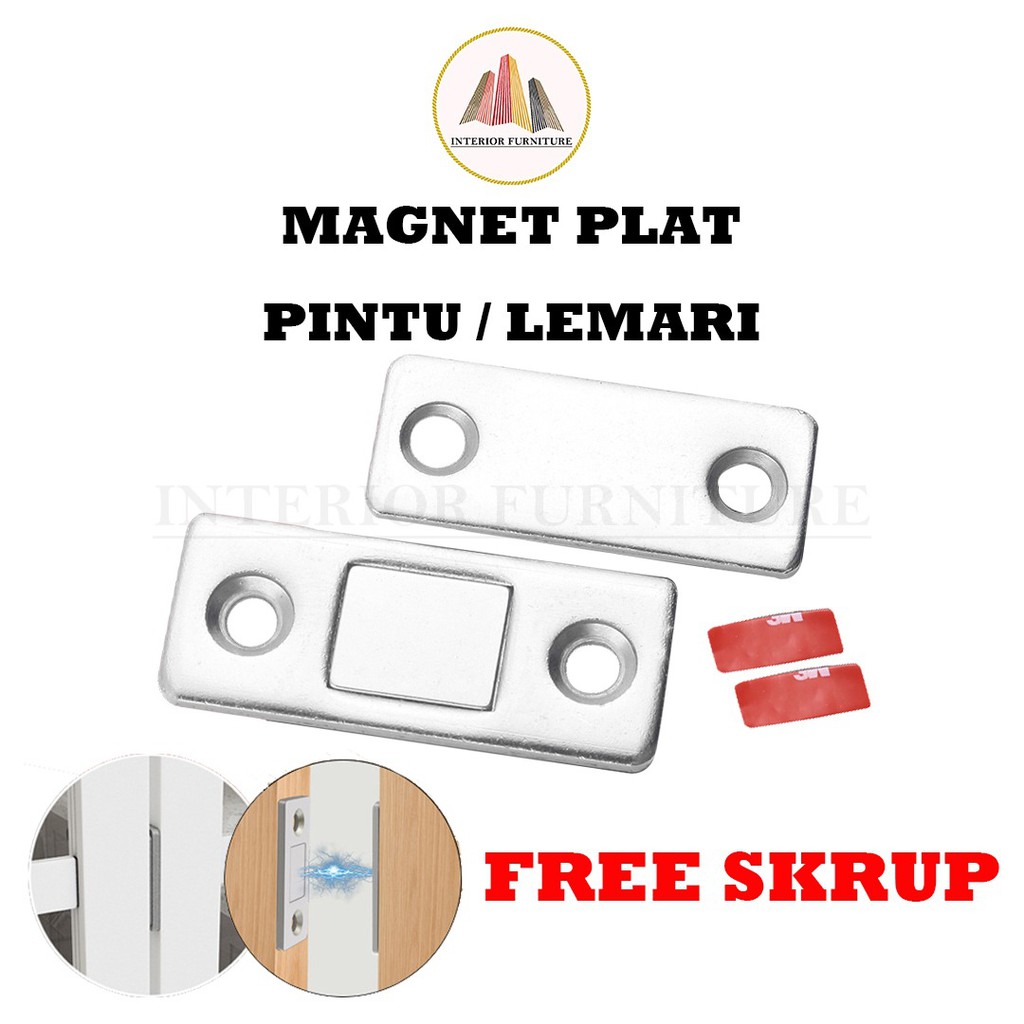 Magnet pintu lemari laci Catches Magnet / Magnetic Door Closer Stopper / Penutup pintu lemari magnet