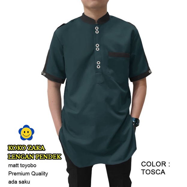 CTN BAJU MUSLIM KOKO ZAKA PENDEK TERMURAH BEST SELLER