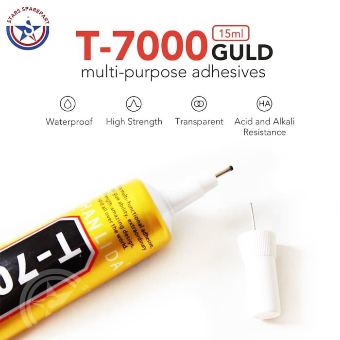

LEM LCD TOUCHSCREEN SUNSHINE T7000 15ML HITAM MULTI PURPOSE ADHESIVE - Hitam