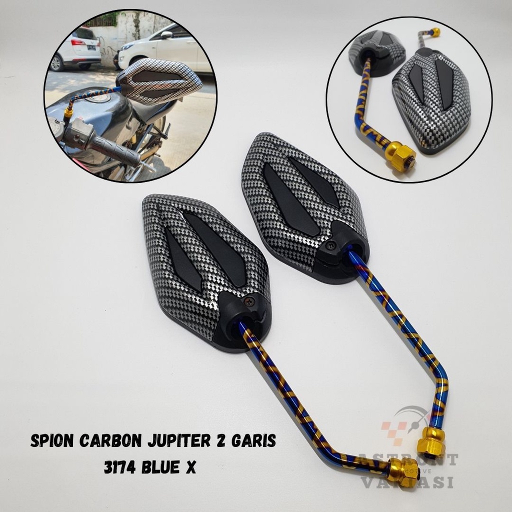 Jual Kaca Spion Karbon Jupiter Garis Spion Carbon Universal Yamaha