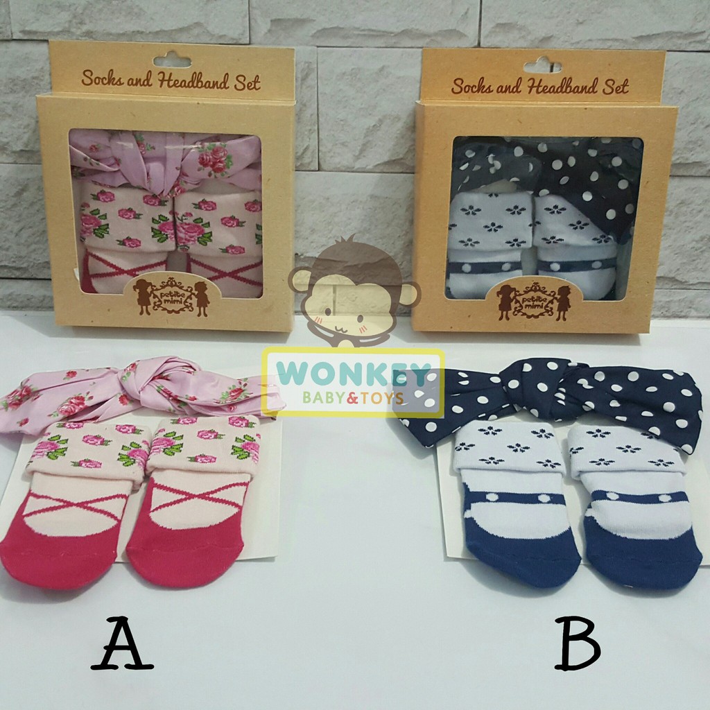 Socks and Headband Set Petite Mimi