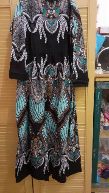 Batik Couple Keluarga Sania Ruffle Ori Ndoro Jowi Dnt Motif Madu