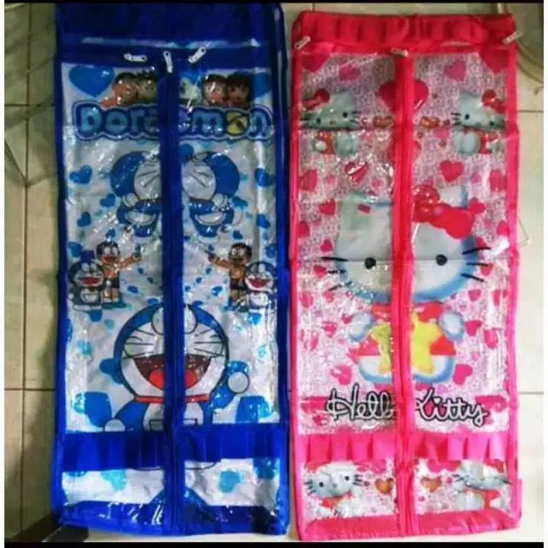 Rak Jilbab Gantung Karakter Hanger Besi Banner Mika Kerudung Hijab HJO Hanging