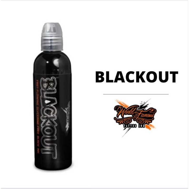 Tinta Tattoo World Famous Blackout Original Made In USA