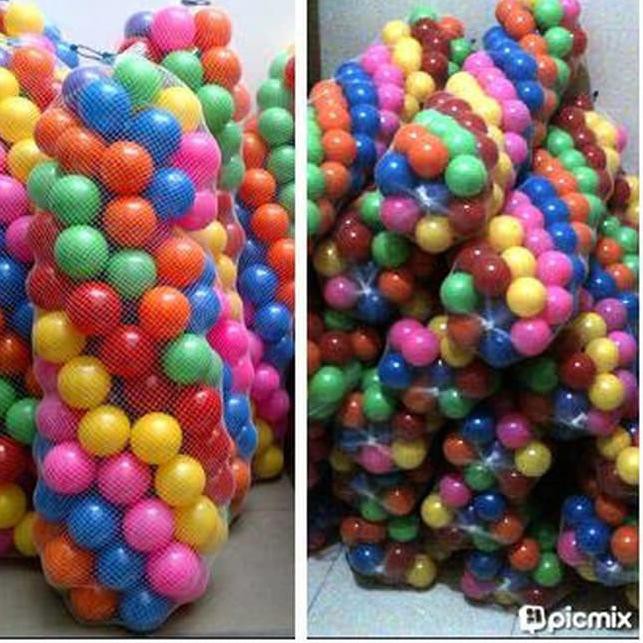 Mainan Mandi Bola Plastik Warna Warni 25 pcs