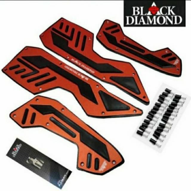 Bordes karpet pijakan kaki all new nmax 2020 Black diamond