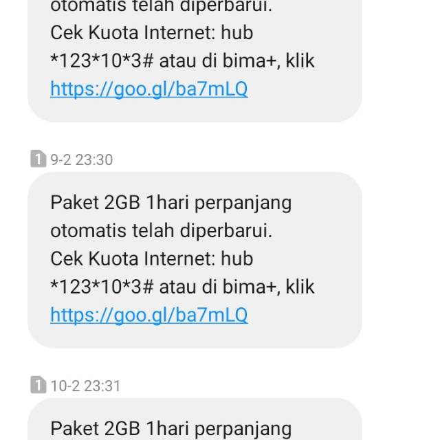 Kartu Tri Sakti 2gb 1500/1hari