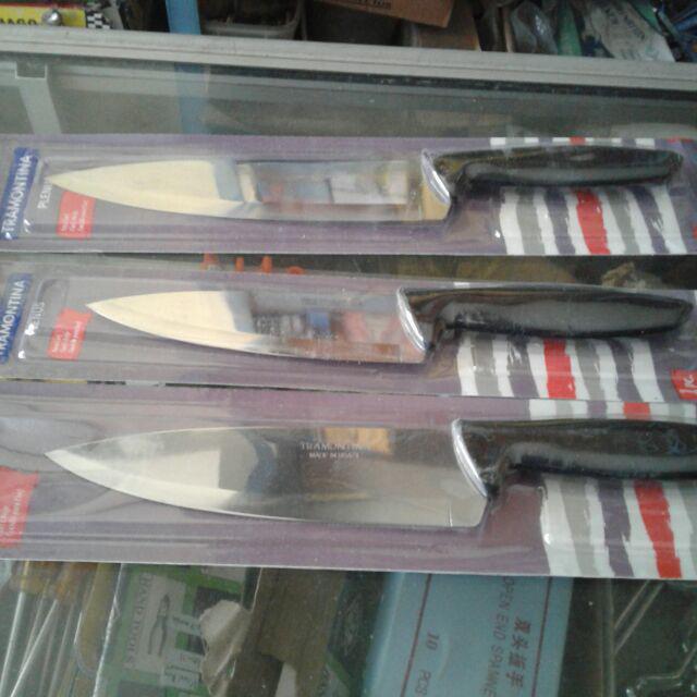 Pisau Dapur 8 Inchi Tramontina Plenus Chefs Knife 23426/108 Original Brazil