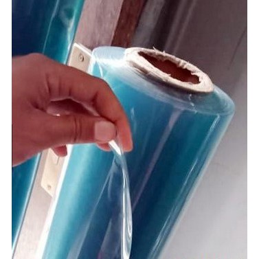 Mika Lentur tebal 0,7 mm 0,70 mm 0.70 mili 07milimeter 070 meteran Lebar 122cm 150cm Plastik PVC Sof