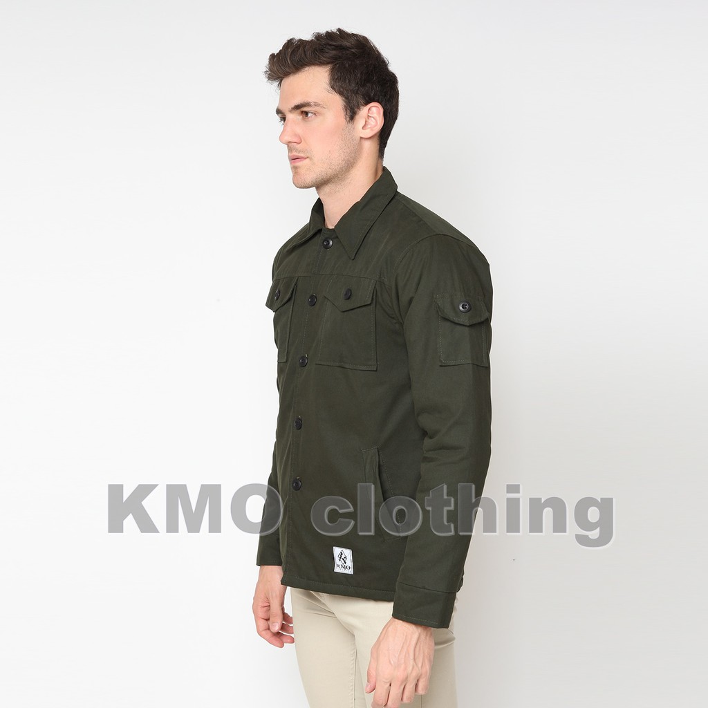 KMO JAKET SEMI PARKA / KEMEJA SEMI PARKA / JAKET 2IN1 BISA DI JADIKAN KEMEJA