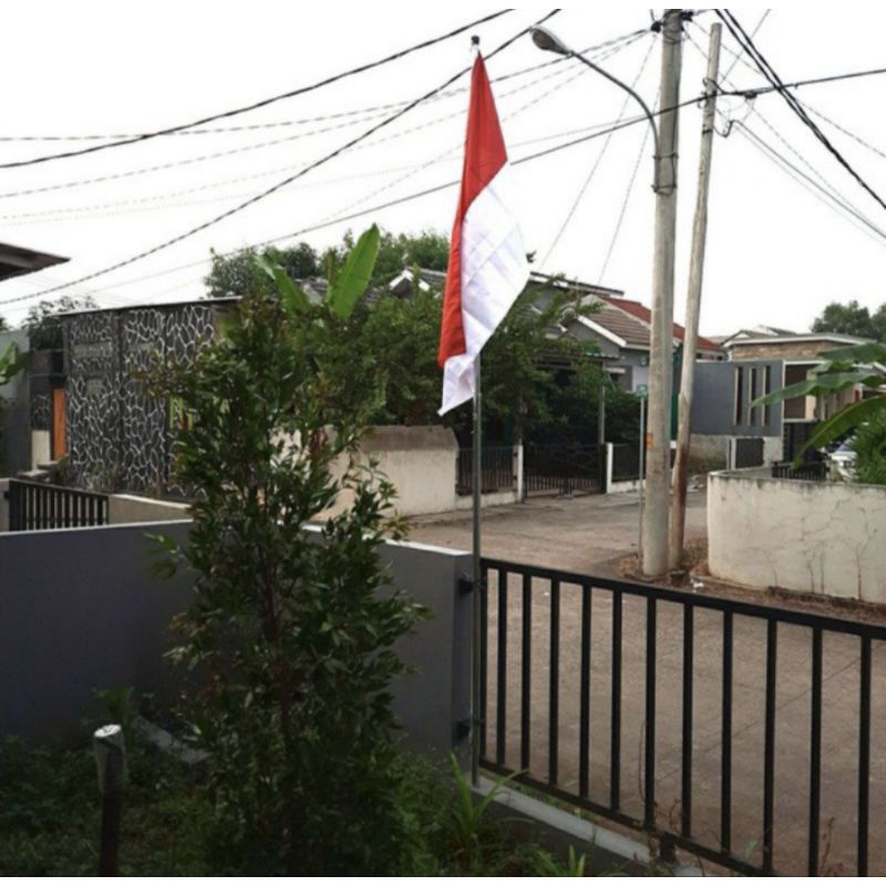 3m tiang bendera stenlis anti karat