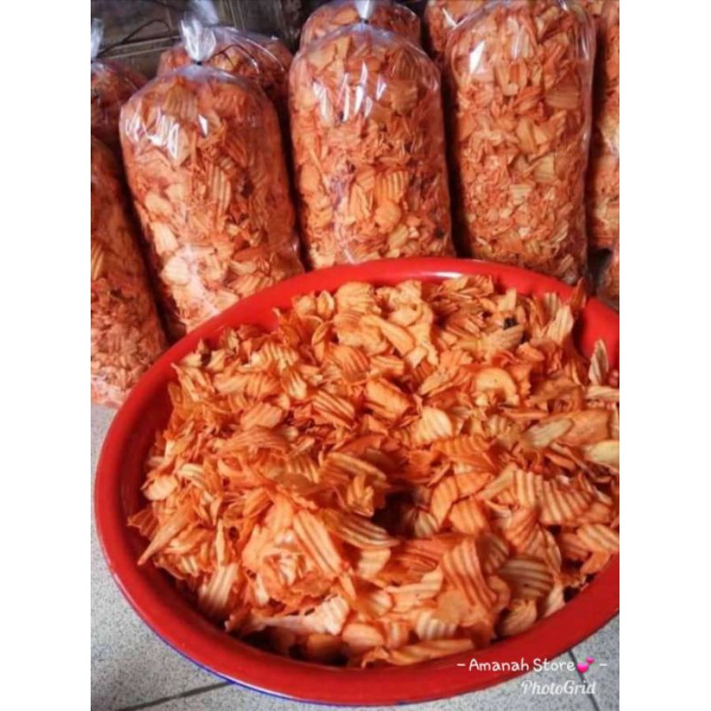 

1 Kg Sortiran Kripik Singkong Balado Kripik Sukun Stik Sukun Sortiran Remukan Patahan Kriuk Freshstok Exp Lama Keripik Kerupuk Krupuk Snack Kiloan Cemilan Kiloan