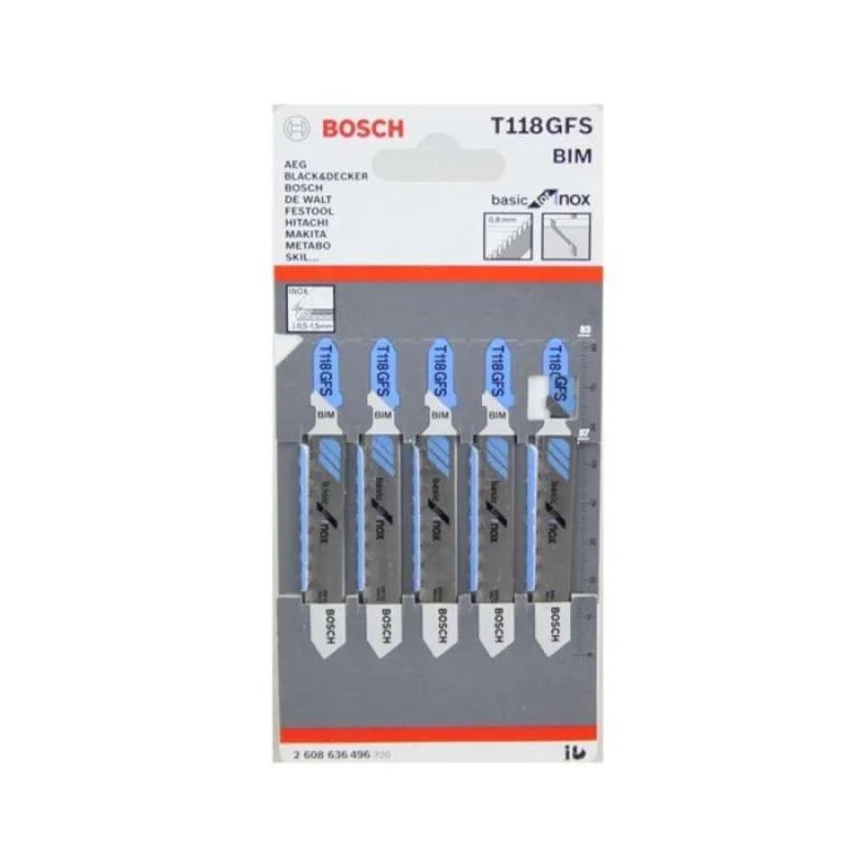 BOSCH Mata Jigsaw T 118 GFS For Stainless Steel