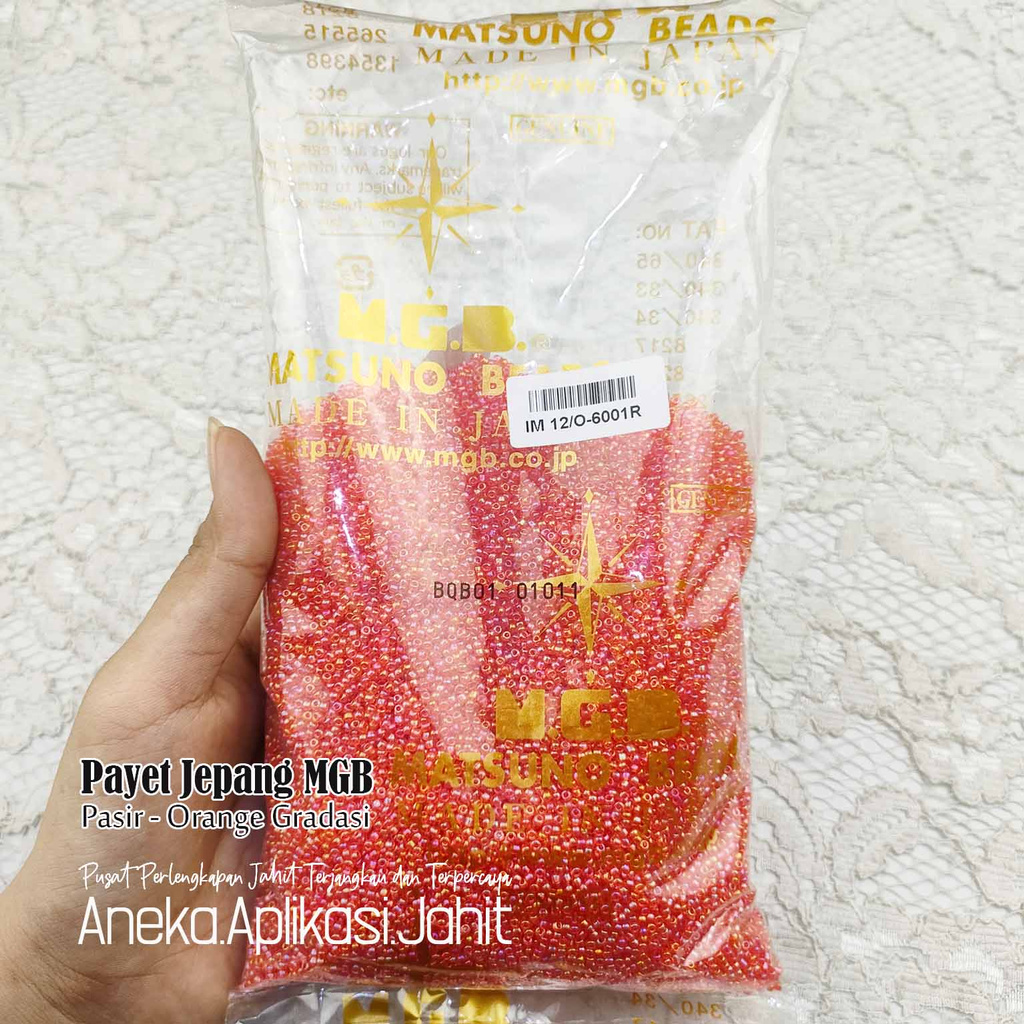 

1 PON PAYET JEPANG MGB ORANGE GRADASI 6001R (450 GRAM /4,5 ONS)