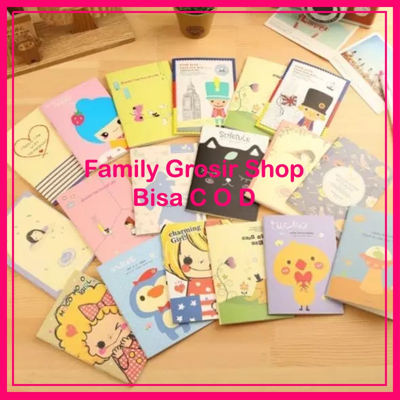 Post it note Sticky note motif binatang lucu