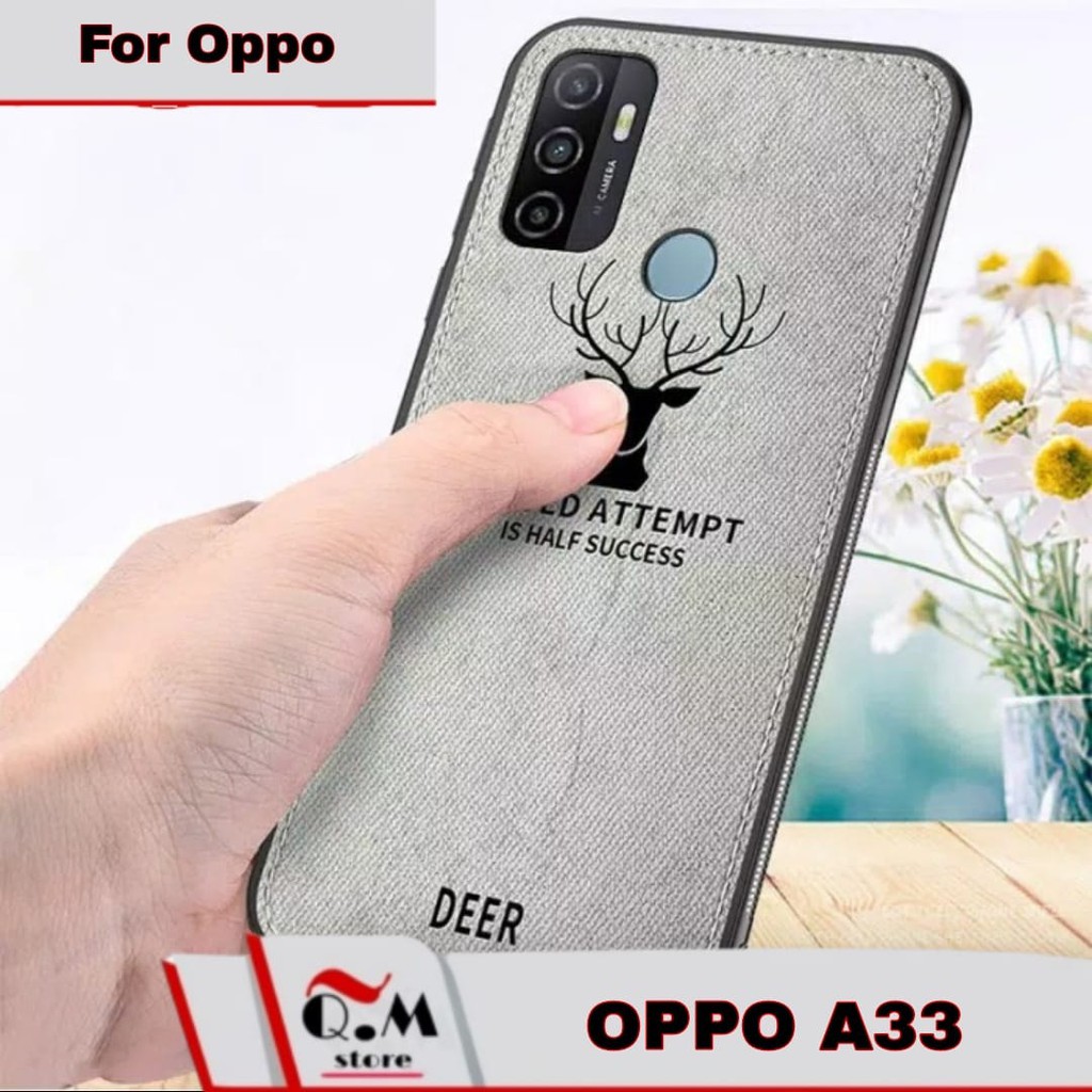 Case Oppo A33 Soft Case Deer High Quality Premium Casing OPPO A33 Deer Bermotif Rusa Jens