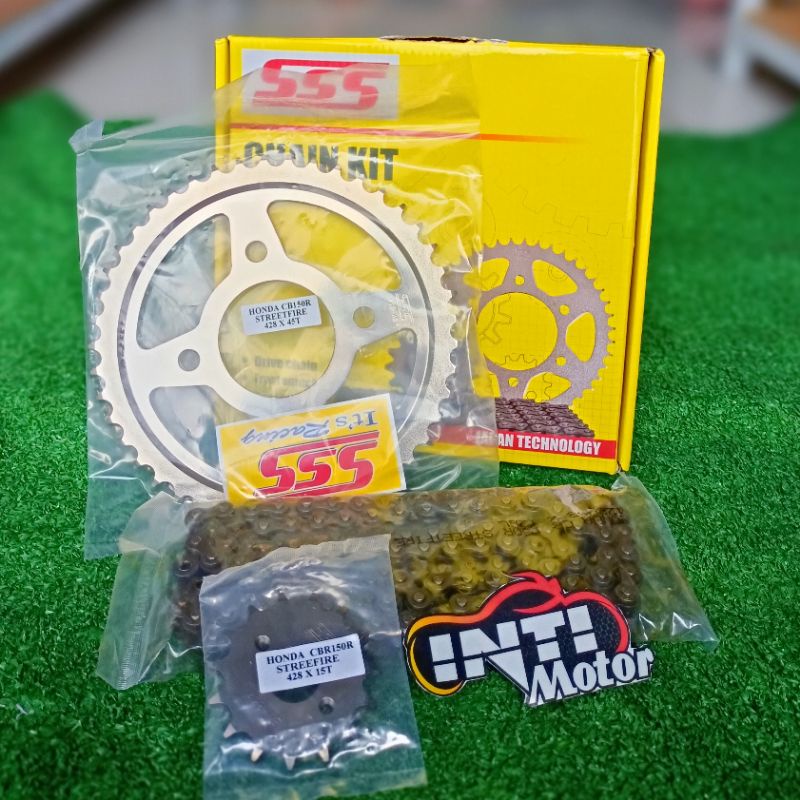 Jual GIRSET SSS Honda CB150R StreetFire ASLI 100 SSS ORIGINAL Gir Set MOTOR CB 150R Rantai Set