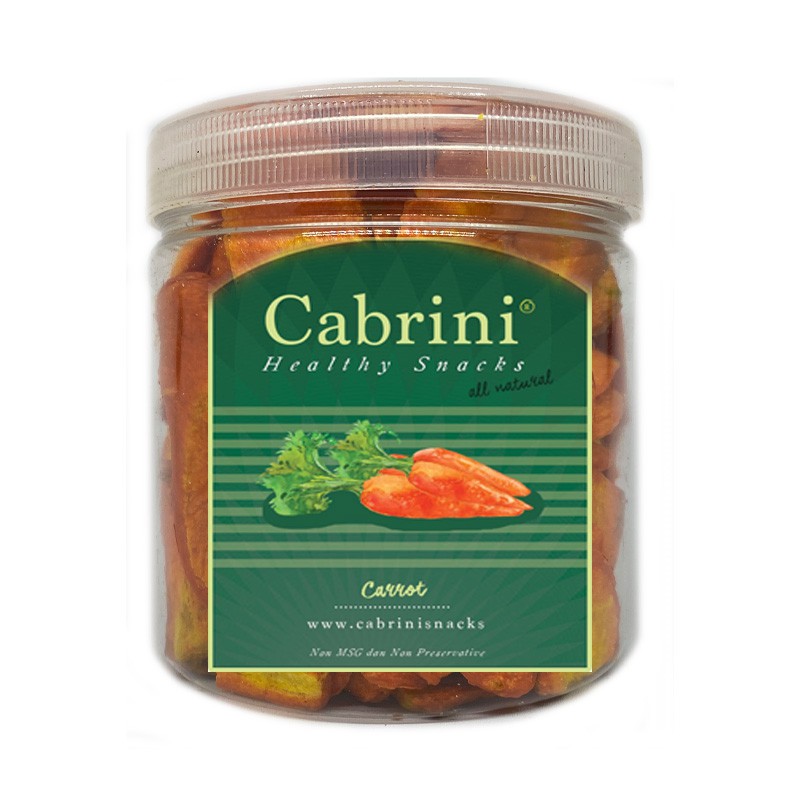 

Cabrini Healthy Snacks Carrot ( 500 ml ) - Keripik Wortel Premium