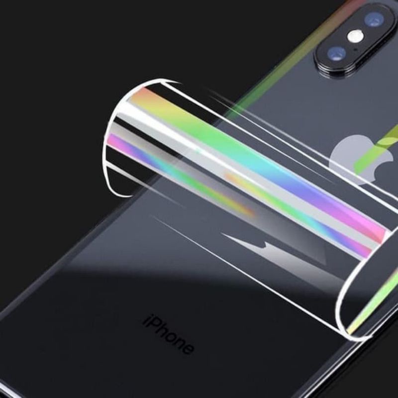 Garskin Aurora Iphone 6 Iphone 6+ Iphone 7 Iphone 7+ Iphone 8 Iphone 8+ Tempered Glass Anti Jamur Belakang Handphone
