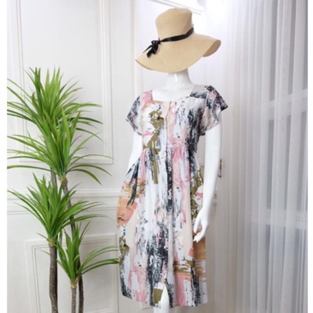 Yona Dress | Daster Rayon | Daster Kimono | Daster Busui | Dress Rayon | Baju Tidur Rayon | Sleep We