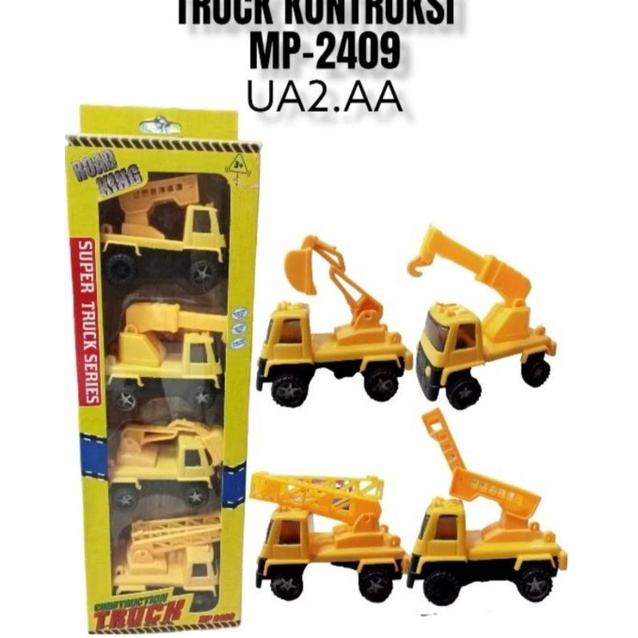 MP2409 Mainan Mobil Truk Konstruksi isi 4 PC Truck Cosntruksi MP 2409