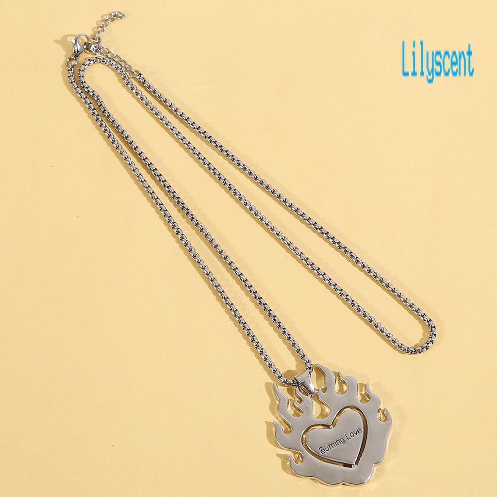 Lily Kalung Rantai Dengan Liontin Roda Warna Silver Artistik Ringan Untuk Unisexpriawanita