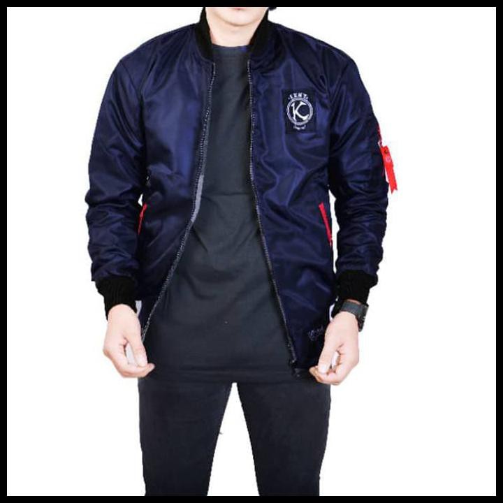 PAKET HEMAT JAKET BOMBER PRIA KENT FULL PATCH HIJAU GREEN ARMY ORIGINAL 