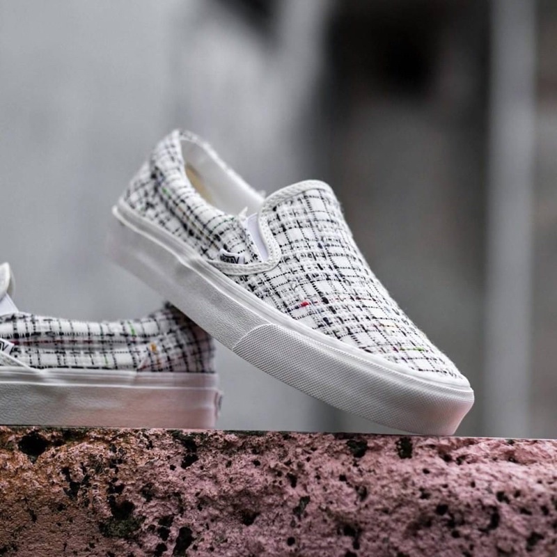 Vans Slip-On Classic Woven Plaid “White“