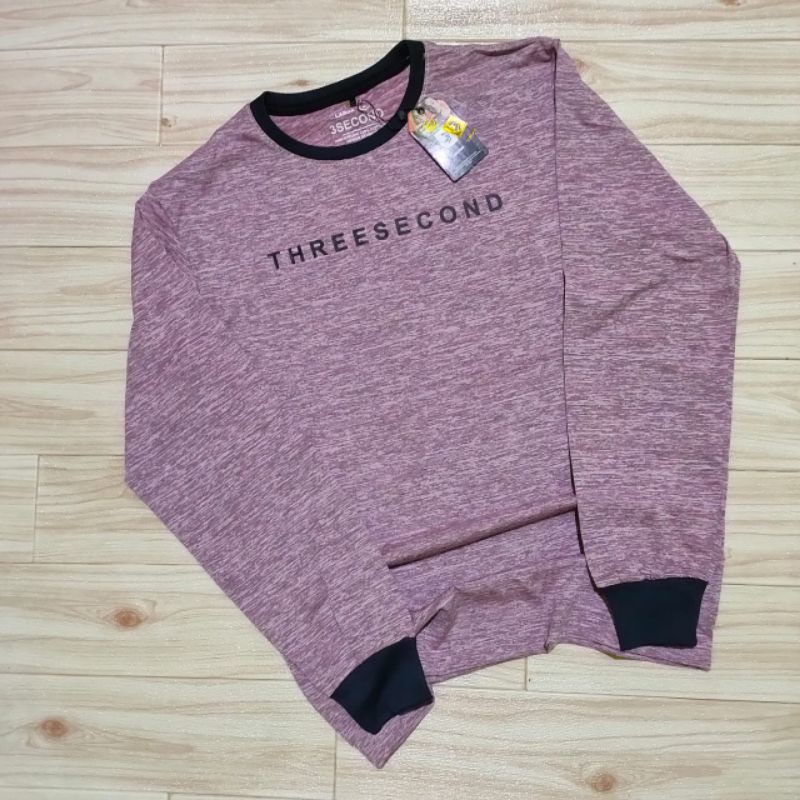 Kaos 3second Lengan Panjang